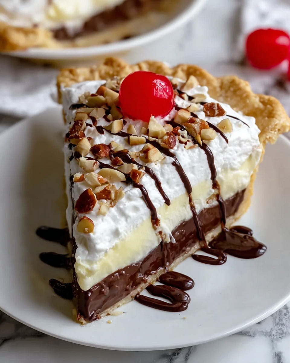 Banana Split Pie Recipe - Recipe Image