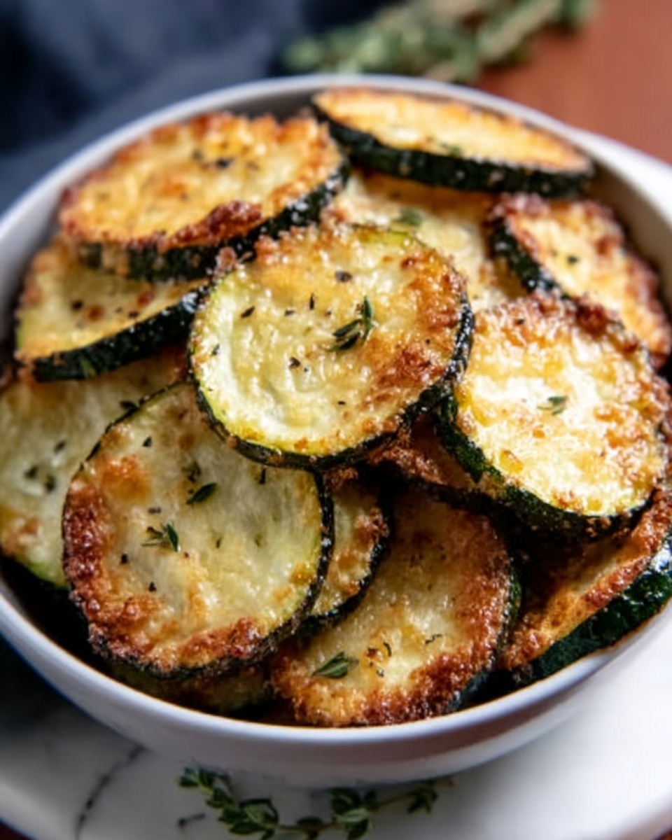 Crispy Air Fryer Zucchini Chips Recipe - Recipe Image
