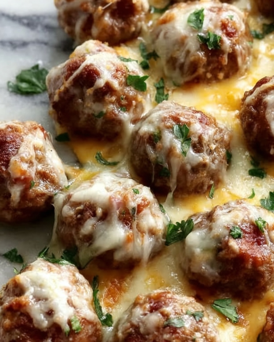 Dump and Bake Meatball Casserole Recipe - Recipe Image