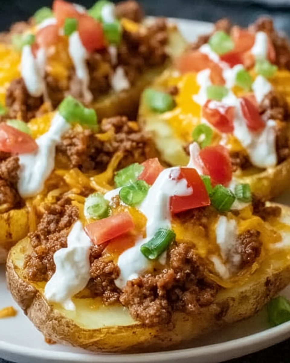 Cheesy Taco Potatoes Recipe - Recipe Image