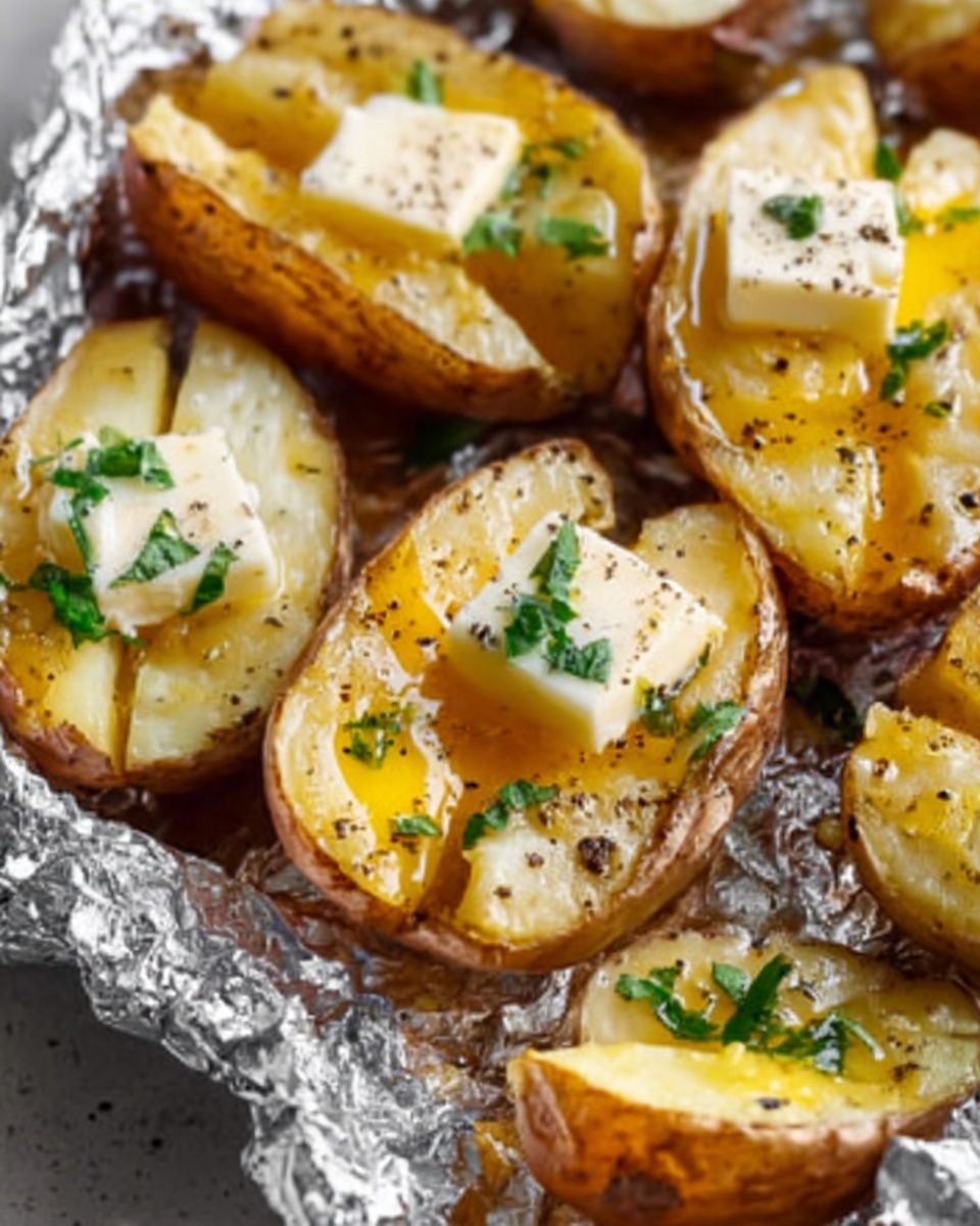 Crock Pot Foil-Wrapped Potatoes Recipe - Recipe Image