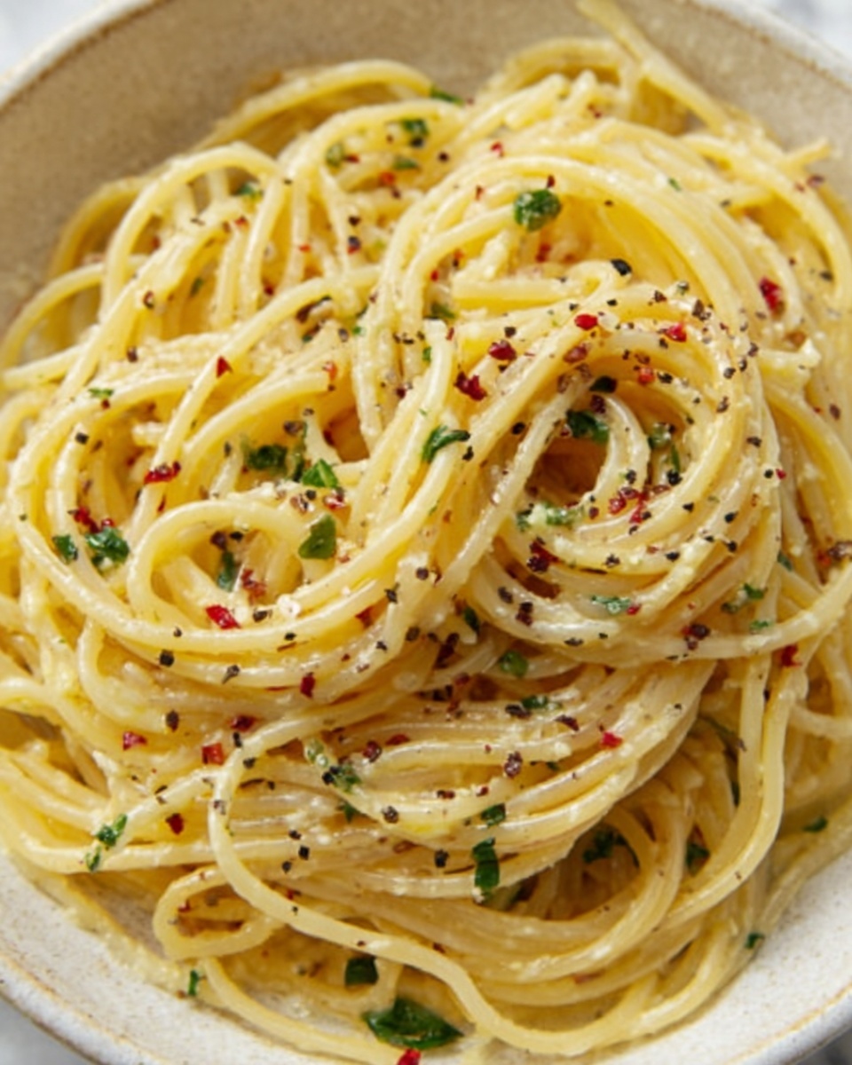 Lemon Garlic Butter Pasta Recipe - Recipe Image
