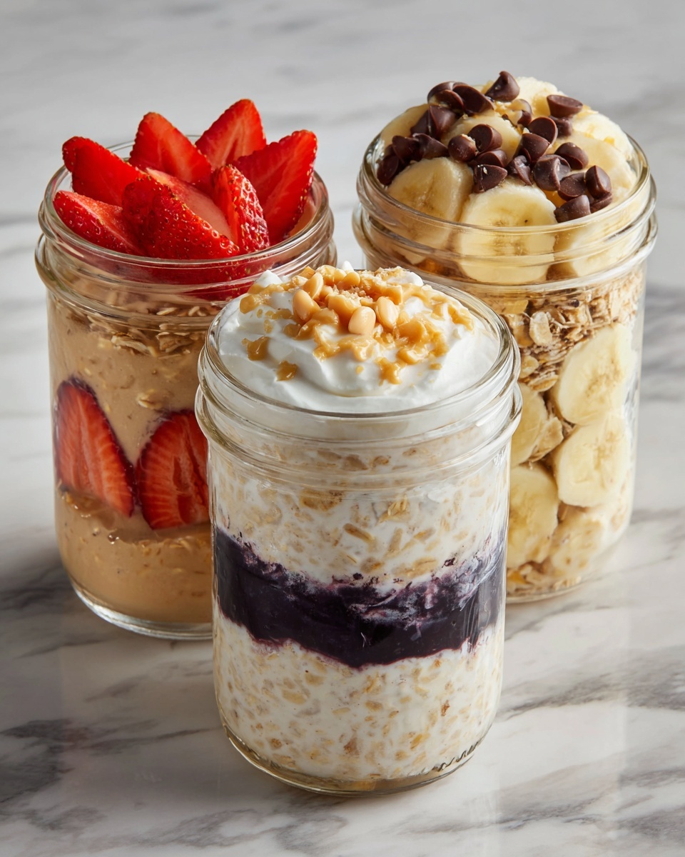 Creamy Protein-Packed Overnight Oats Recipe - Recipe Image