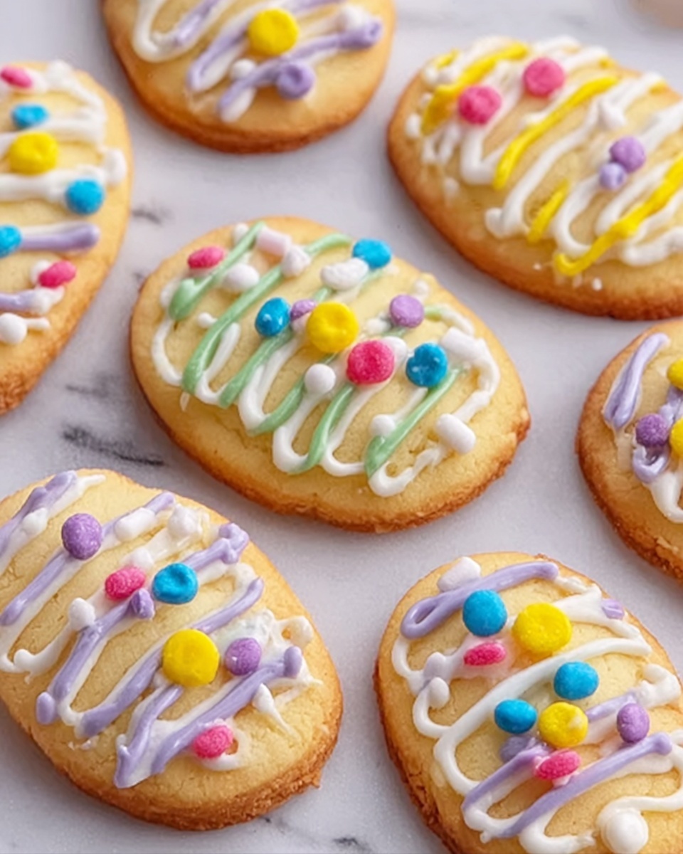 Pastel Candy-Centered Butter Cookies Recipe - Recipe Image