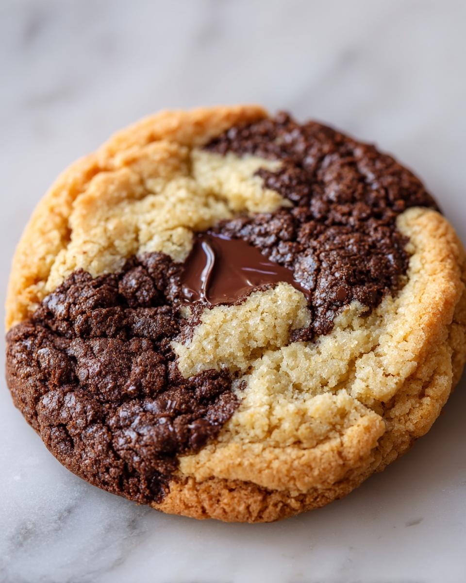 Peanut Butter Brownie Swirl Cookies Recipe - Recipe Image