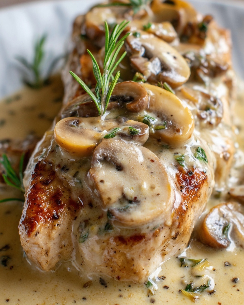 Creamy Chicken Stroganoff with Egg Noodles Recipe - Recipe Image