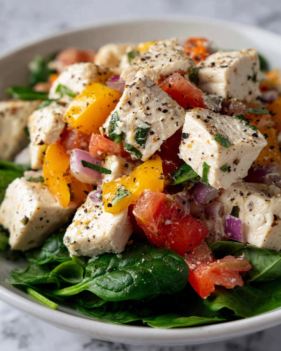 Italian Grinder Chicken Salad Recipe - Recipe Image