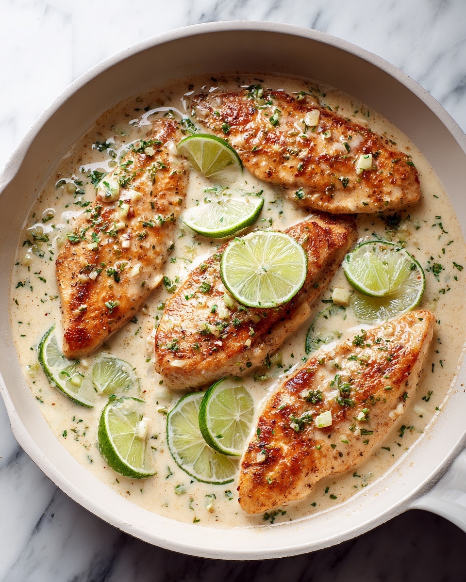 Creamy Cilantro Lime Chicken and Rice Recipe - Recipe Image