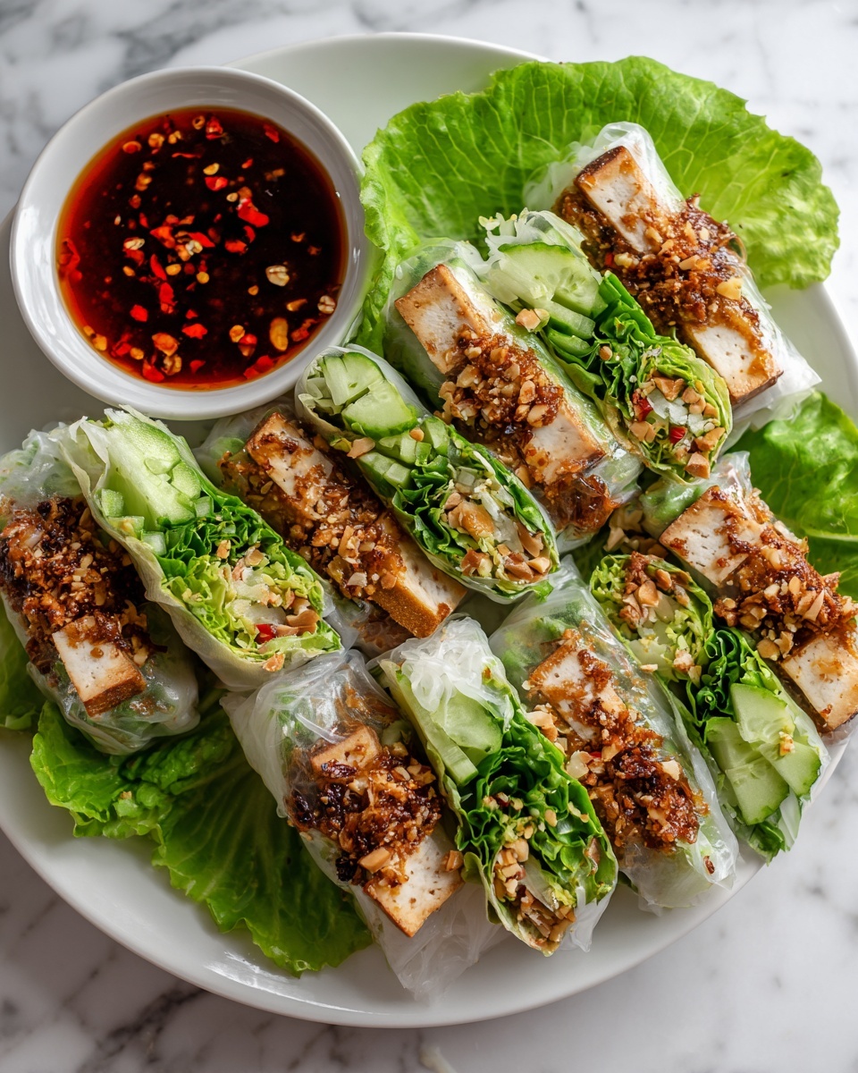 Lettuce Wrap Summer Rolls Recipe - Recipe Image