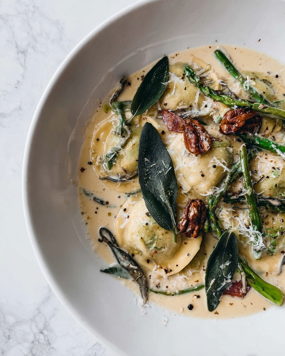 Ravioli with Sage Butter Sauce Recipe - Recipe Image