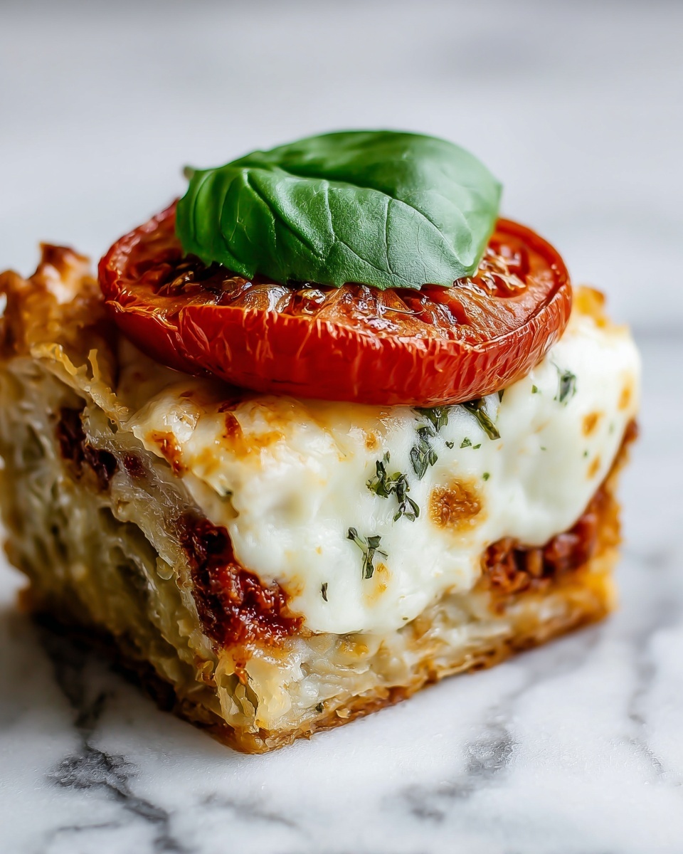 Caprese Puff Pastry Bundles Recipe - Recipe Image