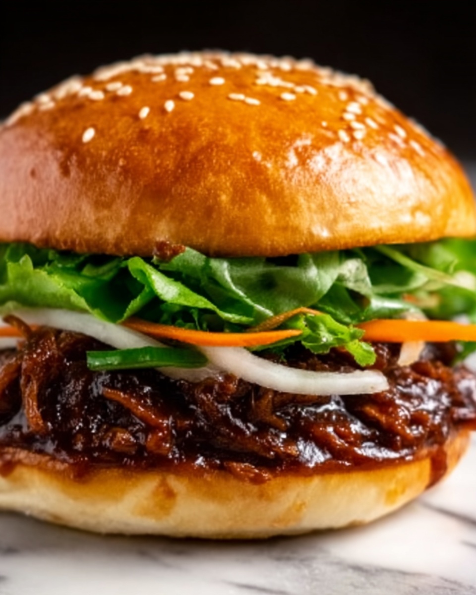 Teriyaki Beef Burger Recipe - Recipe Image